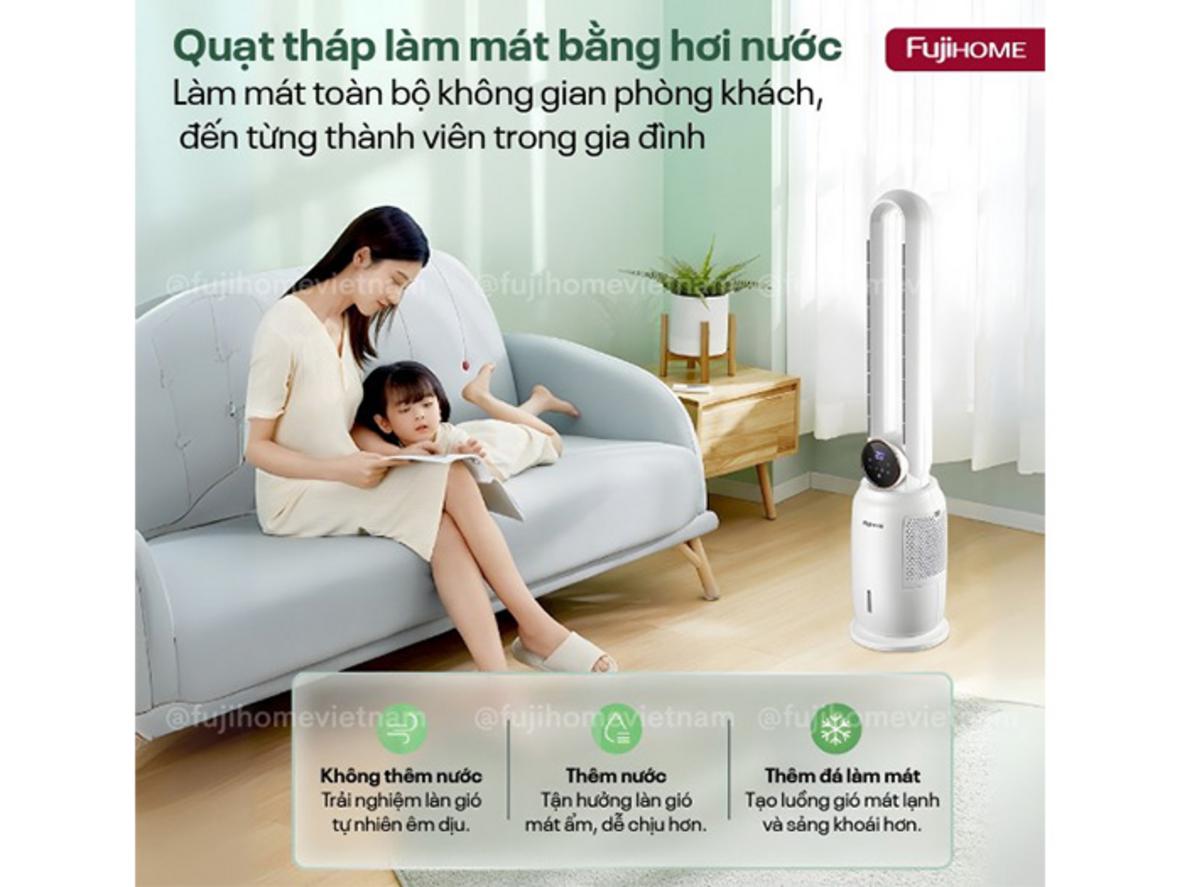 Thiết kế không cánh và điều khiển tiện lợi của Fujihome BF-03RC