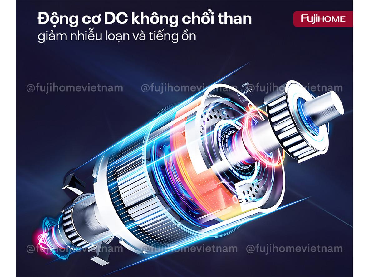 Thiết kế không cánh và góc quay 90 độ tăng an toàn và phân bổ gió đều.