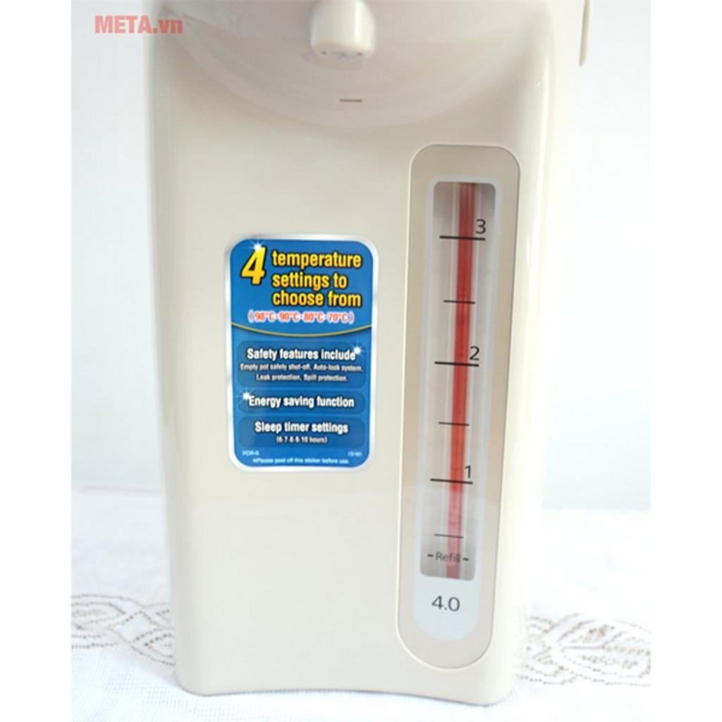4 mức giữ ấm giúp chọn nhiệt độ phù hợp cho từng nhu cầu sử dụng.