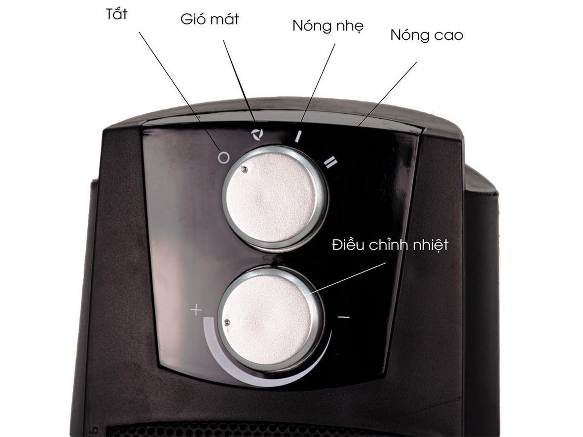 Tính năng tự ngắt giúp tăng độ an toàn khi sử dụng trong gia đình.