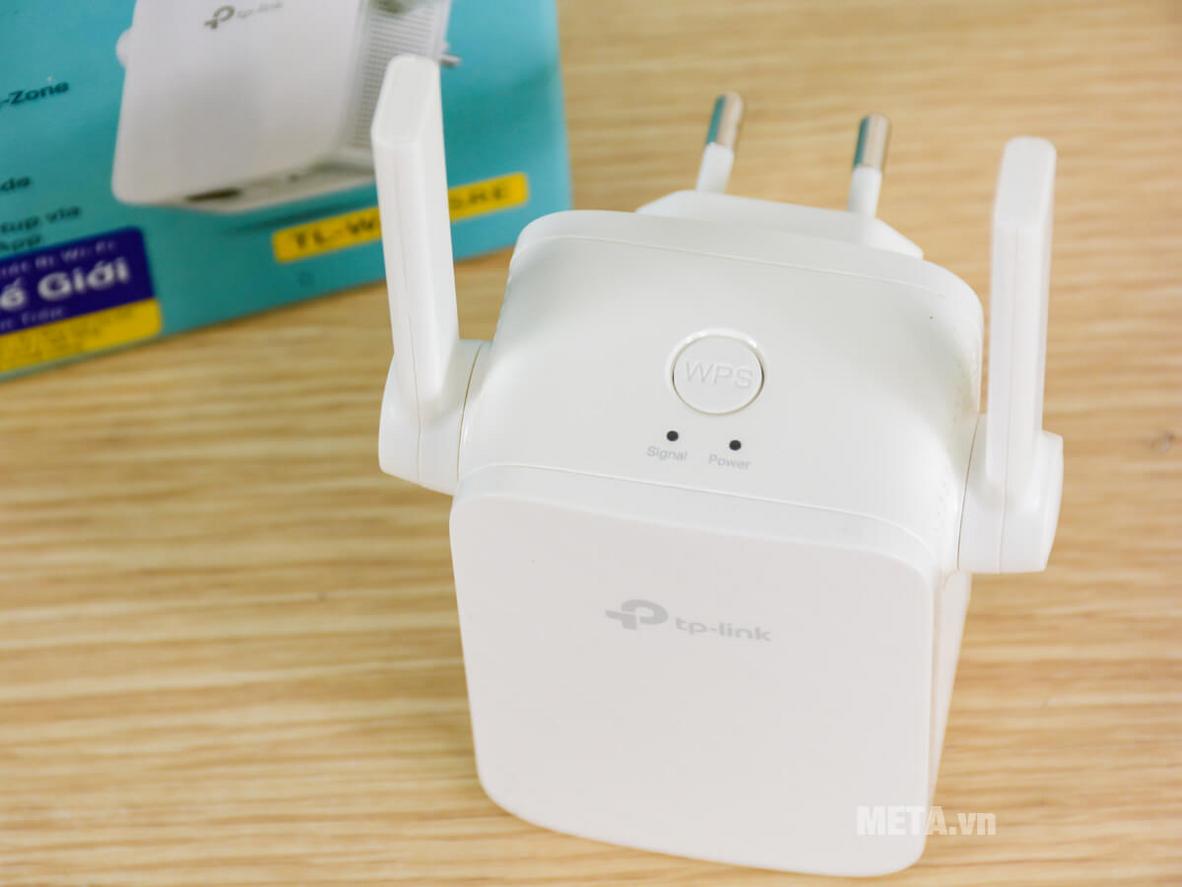 Băng tần 2.4GHz và tốc độ 300Mbps giúp mở rộng vùng phủ sóng cho nhà nhiều phòng.