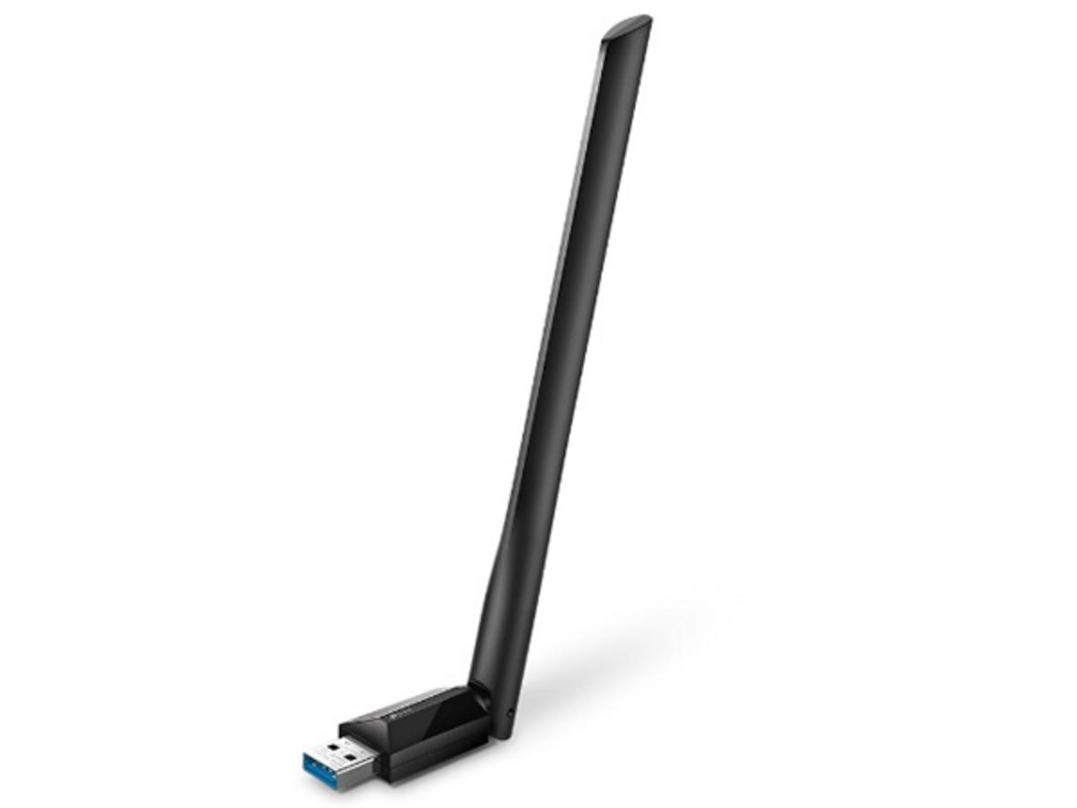 TP-Link Archer T3U Plus — Bộ chuyển đổi Wi‑Fi USB AC1300 với ăng-ten 5dBi cho kết nối ổn định hơn.