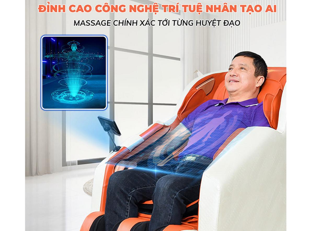 Trục SL 140cm và chế độ không trọng lực 170 độ