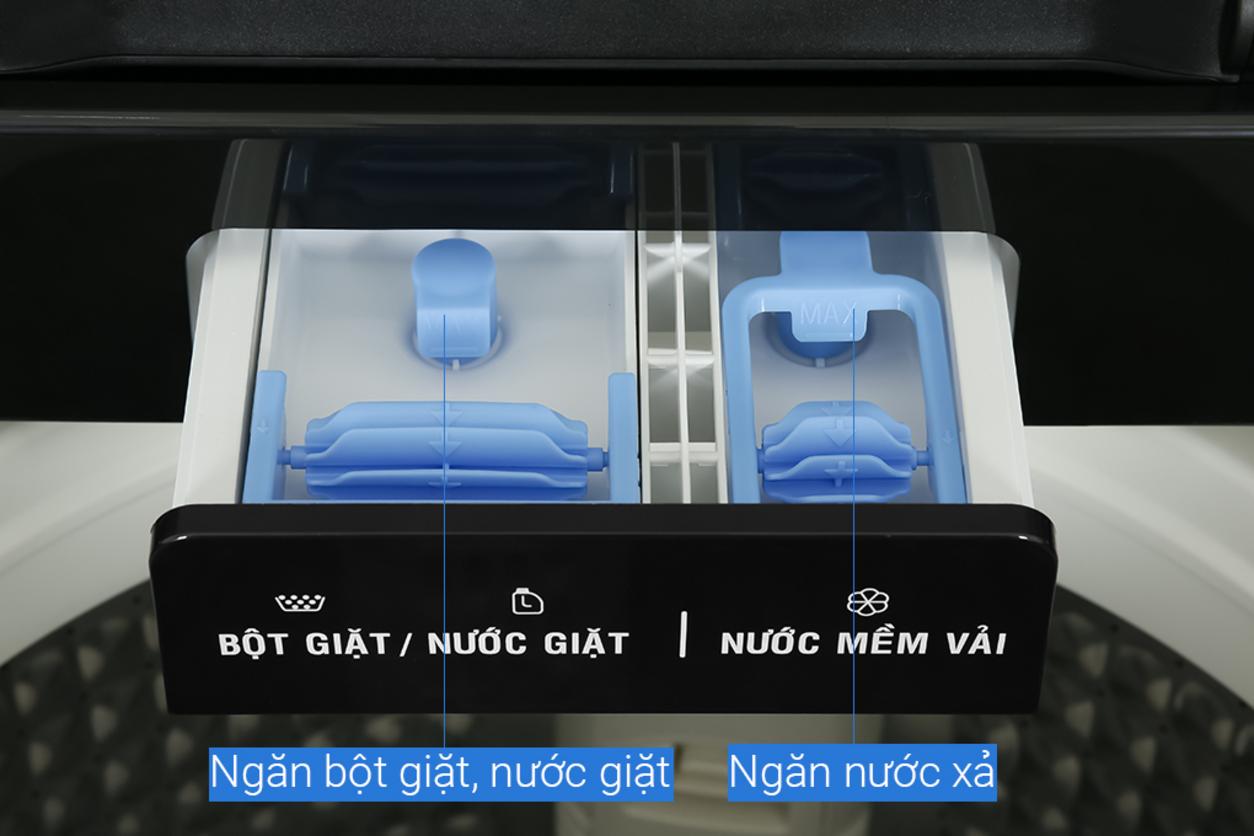 Twin Pulsator kết hợp mâm giặt ABT giúp giặt sạch và an tâm hơn.