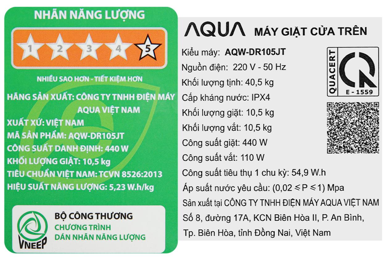 Twin Pulsator kết hợp mâm giặt ABT giúp giặt sạch và an tâm hơn.