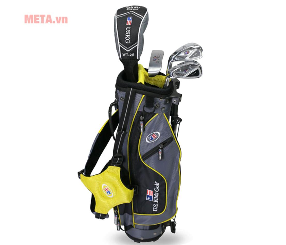 Set 4 gậy UL42 tay trái gồm driver, 7-iron, pitching wedge và putter.
