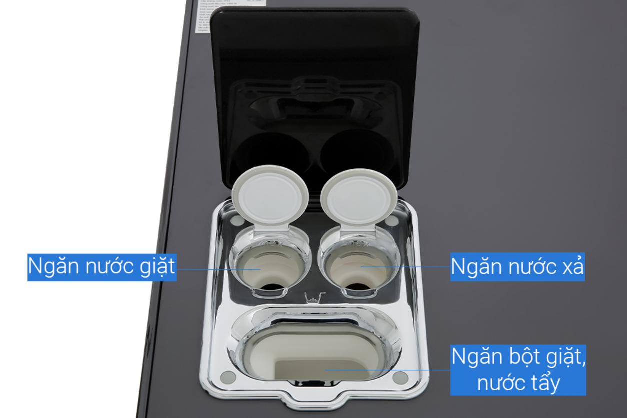 UV và Smart Dual Spray hỗ trợ sạch khuẩn, sạch cửa máy sau mỗi lần giặt.