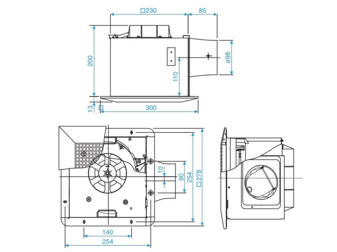 Vận hành siêu êm của Panasonic FV-24CU9