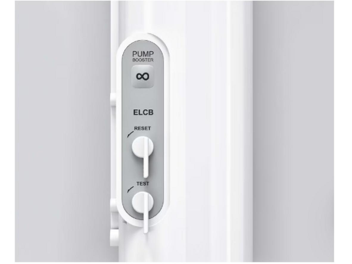 Công suất 4.500W giúp máy làm nóng nhanh cho nhu cầu tắm hằng ngày.
