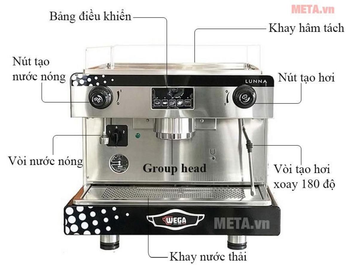 Cấu hình 1 group, định lượng tự động và steam mạnh cho quán vận hành chuyên nghiệp.