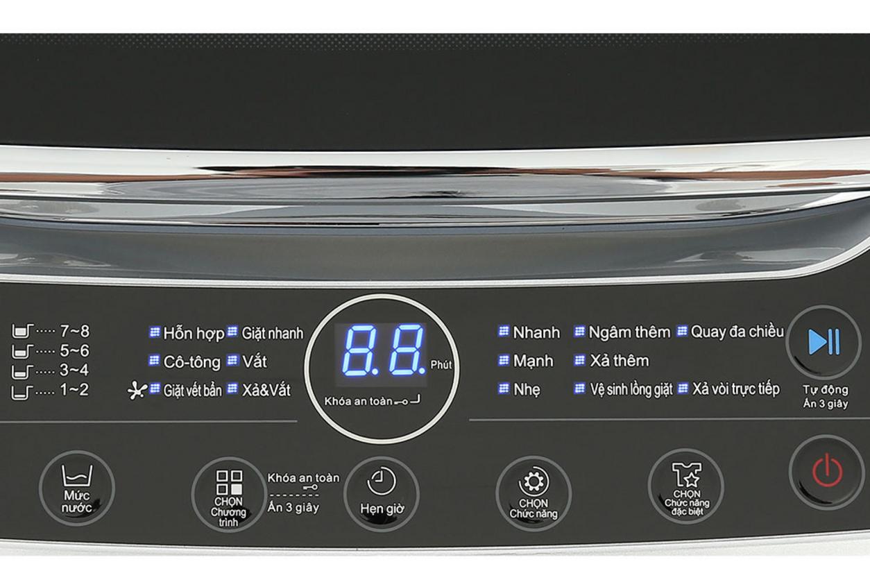 Rinse+ hỗ trợ xả sạch cặn bột giặt hiệu quả hơn.