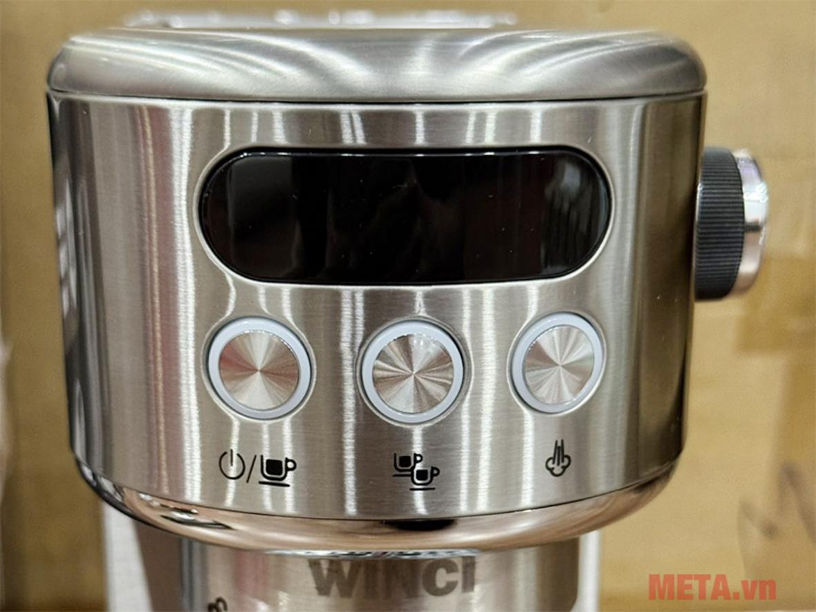 Thân máy inox giúp tăng độ bền và dễ vệ sinh.