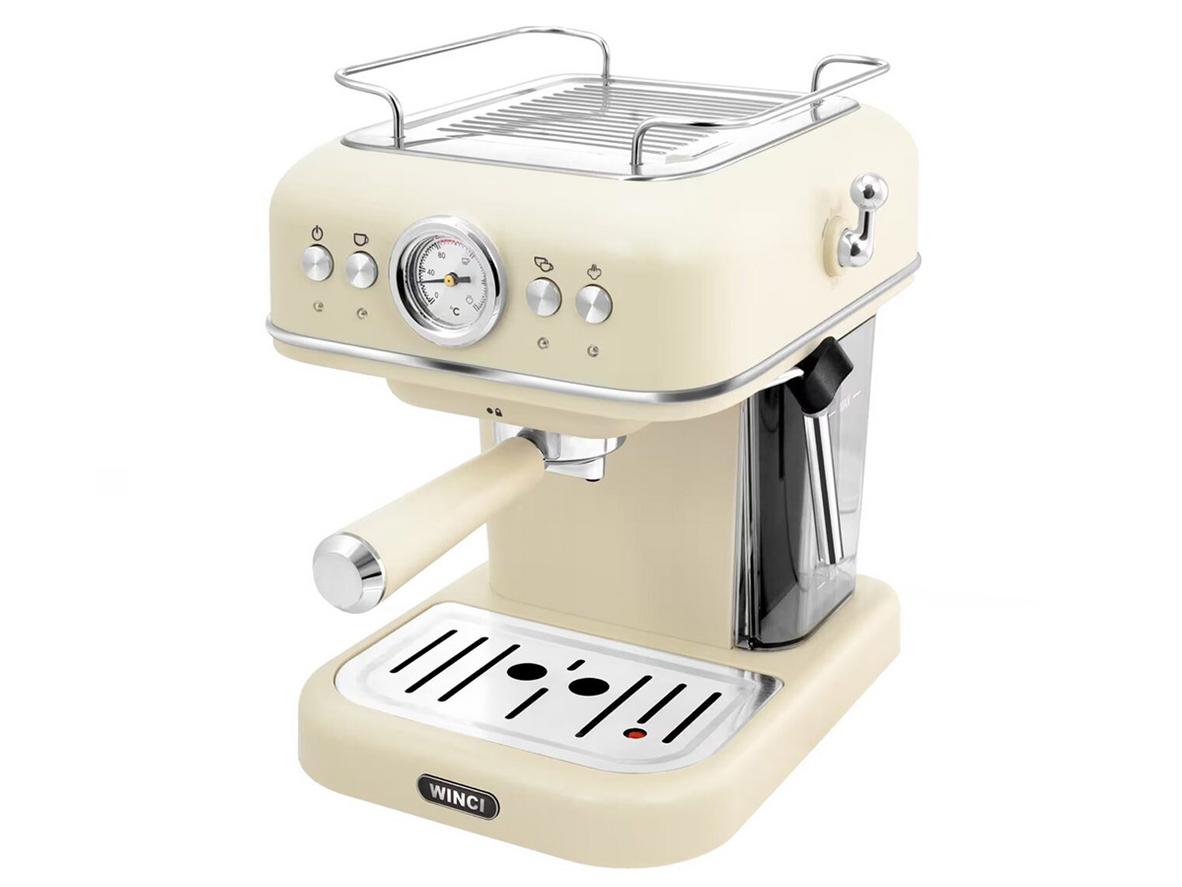 Công suất 950W hỗ trợ pha cà phê hằng ngày gọn gàng và ổn định.