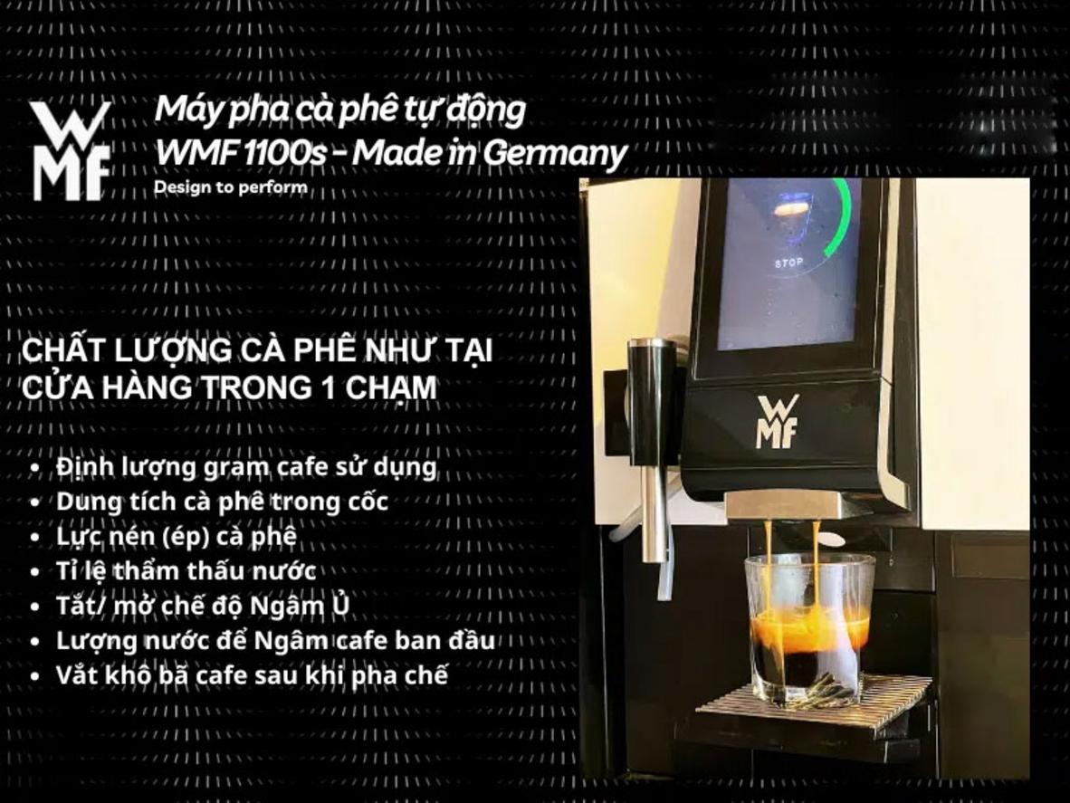 Màn hình cảm ứng 7 inch giúp thao tác trên WMF 1100S nhanh và trực quan.