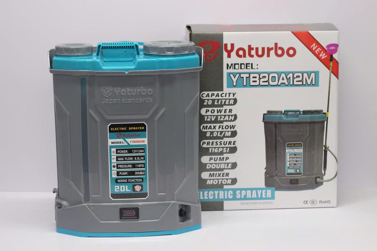 Ắc quy rời 12V/12Ah giúp thay thế linh hoạt và tiện mang theo.