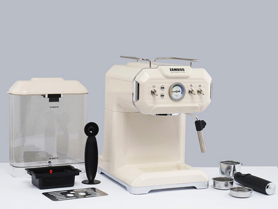 Vòi đánh sữa inox hỗ trợ cappuccino và latte cơ bản.