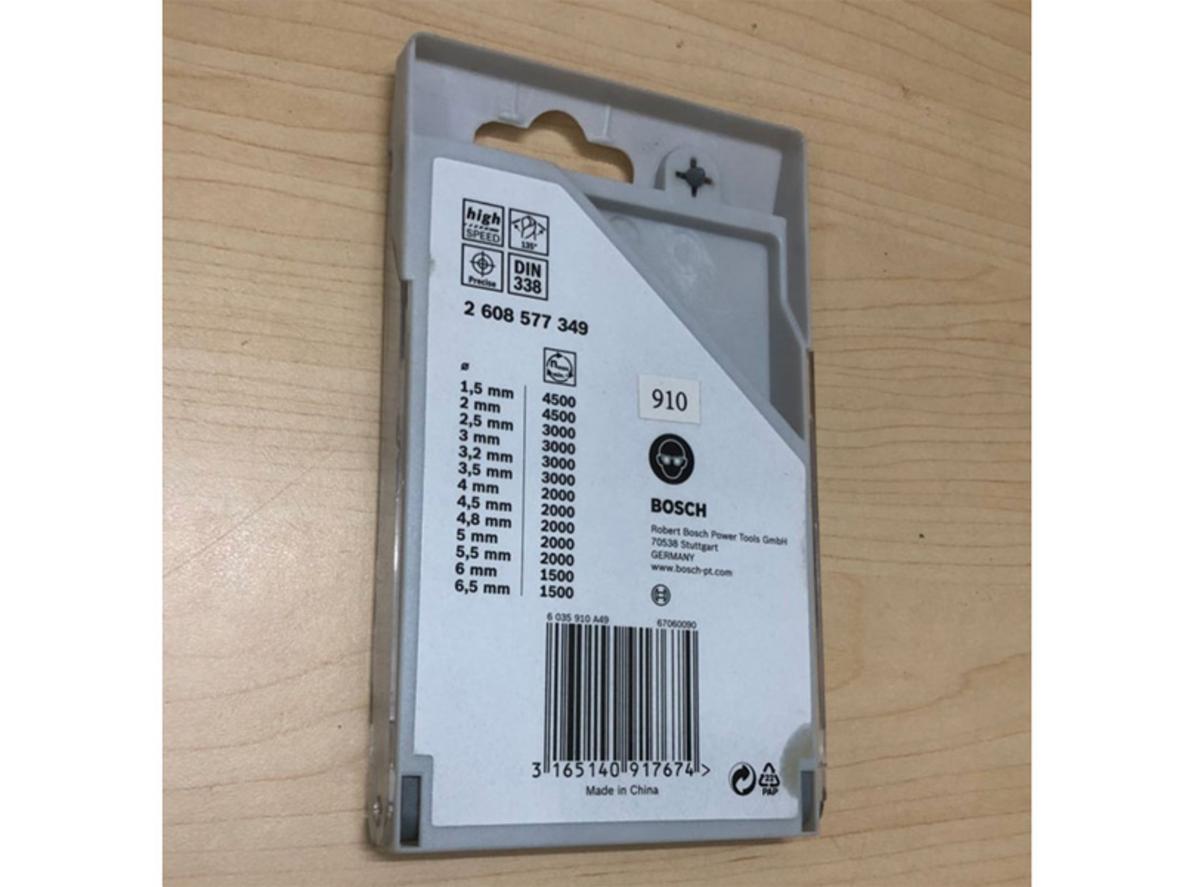 Bộ Bosch 2608577349 gồm 13 size từ 1.5 đến 6.5mm cho nhiều nhu cầu khoan khác nhau.
