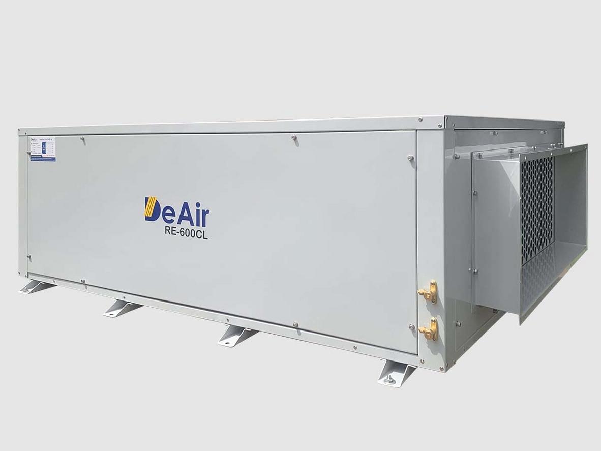 Công suất tách ẩm 600 kg/ngày phù hợp cho kho và nhà máy tải ẩm lớn.