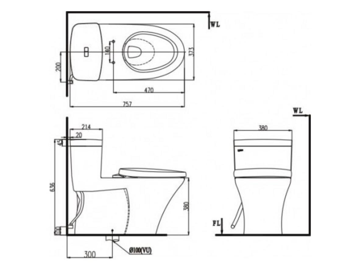 Vật liệu Ag+ trên nắp rửa hỗ trợ hạn chế vi khuẩn tại bề mặt tiếp xúc.