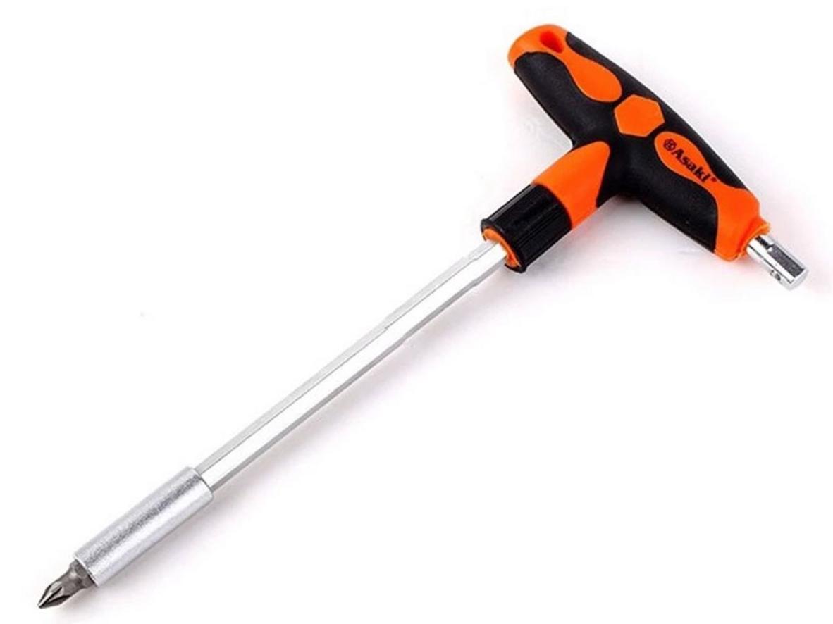 Bộ 21 chi tiết của Asaki AK-6357 đủ cho nhu cầu tháo lắp phổ biến.