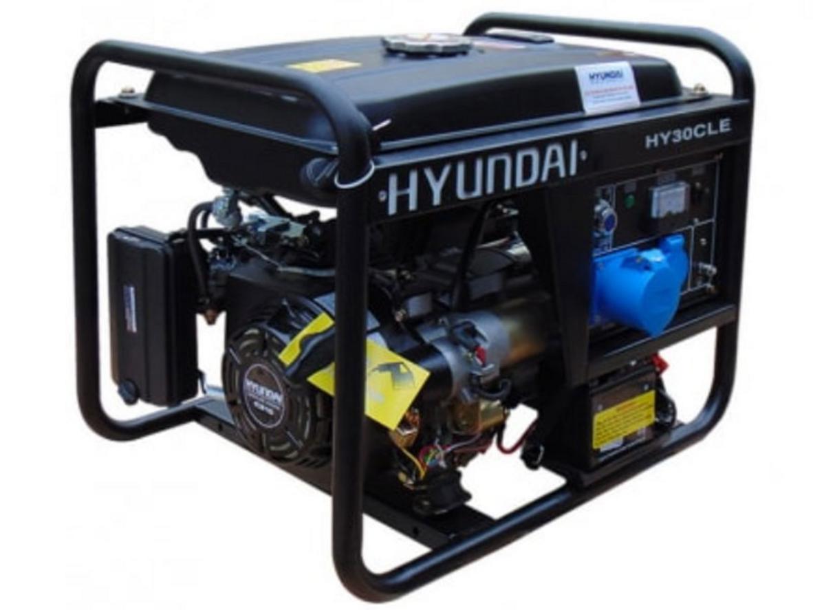 AVR và Aptomat quá tải giúp Hyundai HY30CLE vận hành an toàn hơn cho thiết bị gia dụng.