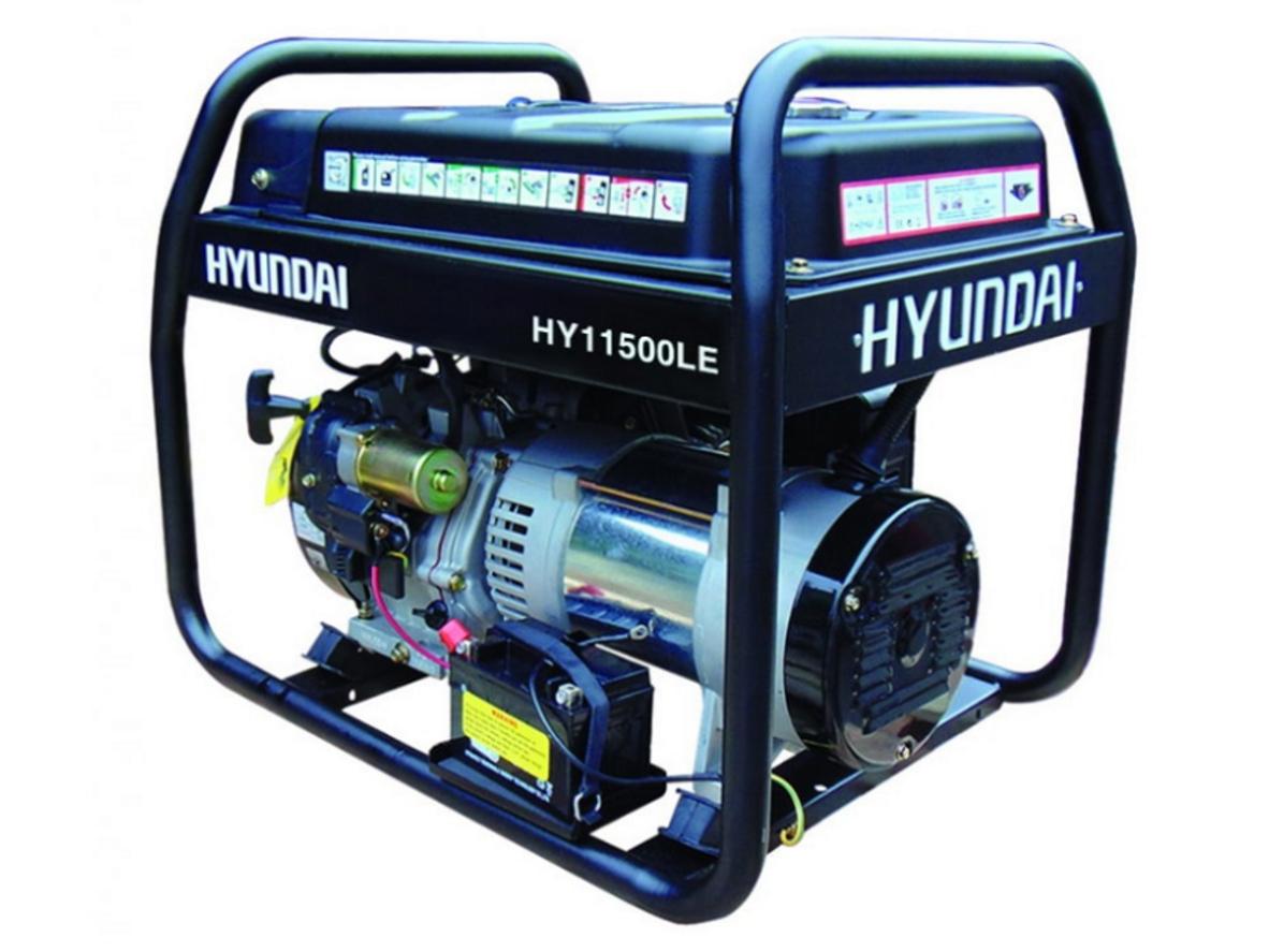 AVR và khởi động điện giúp vận hành Hyundai HY11500LE an toàn, dễ dùng