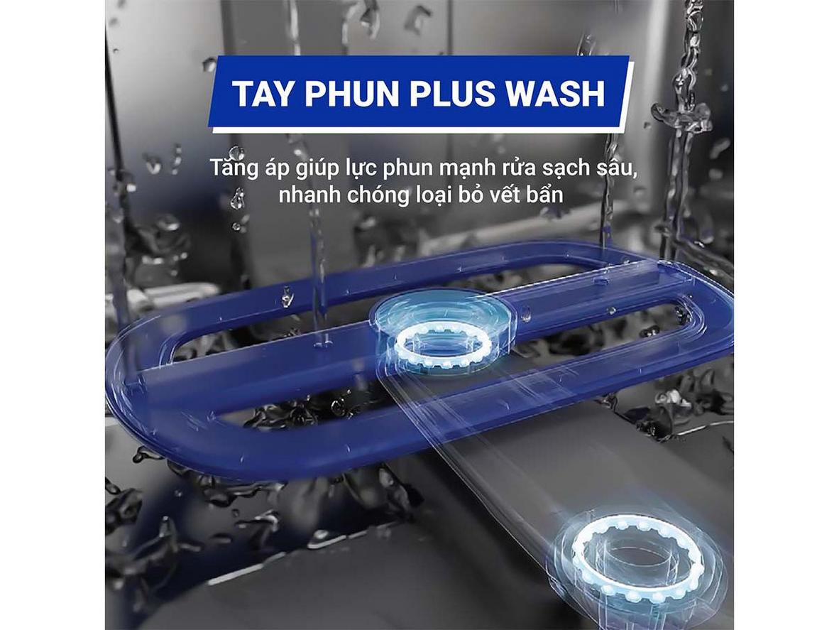 Bảng điều khiển cảm ứng có màn hình hiển thị giúp thao tác nhanh và trực quan.
