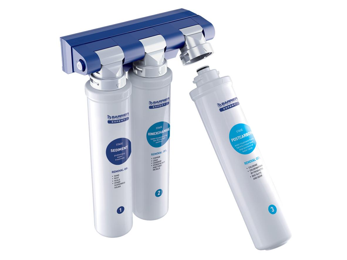 Cấu tạo 3 lõi lọc của Barrier Expert Standard BA-EXP-ST.