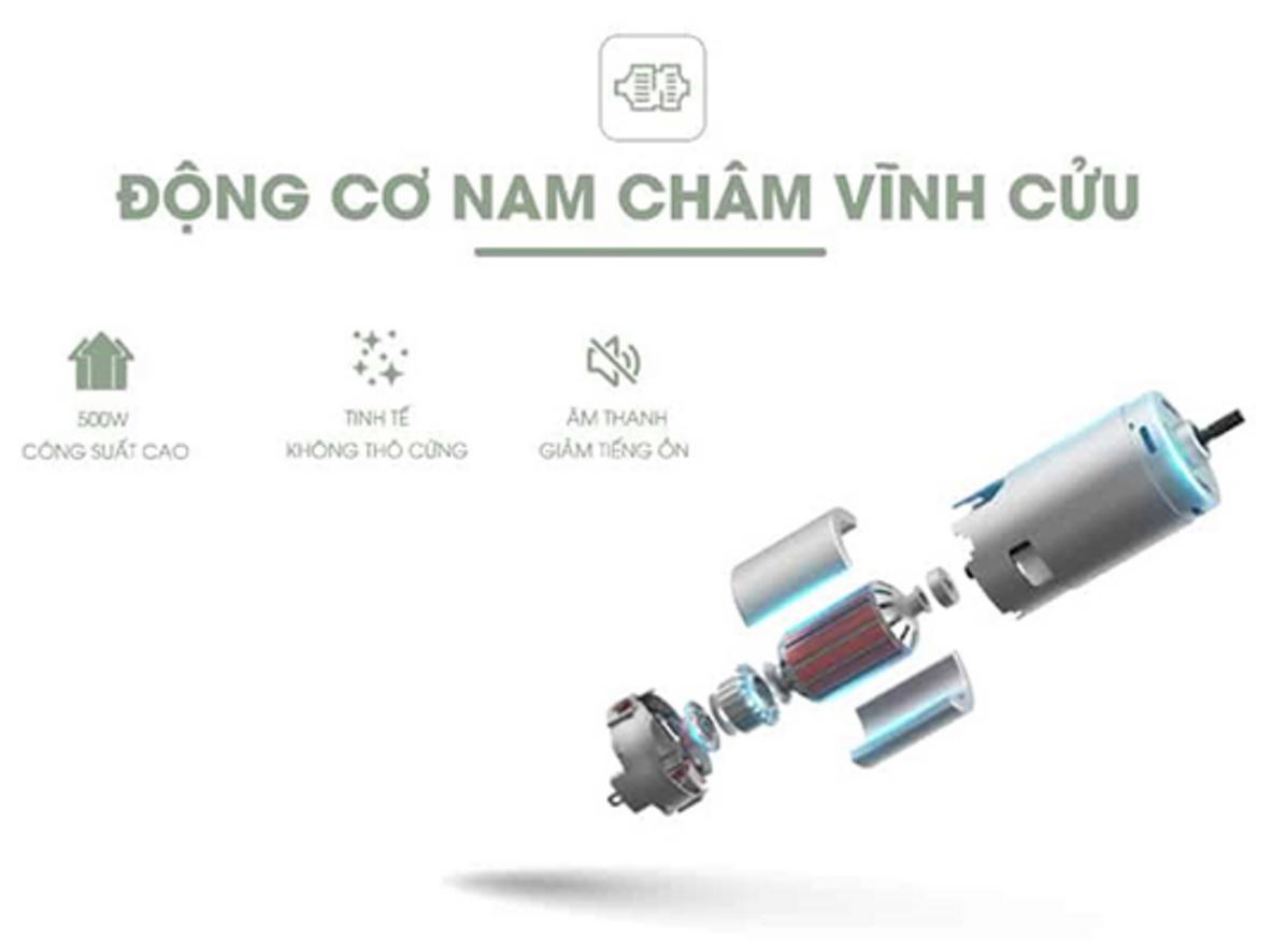 Động cơ 500W giúp Bear JBQ-B50E1 xay nhanh và gọn trong thao tác hằng ngày.