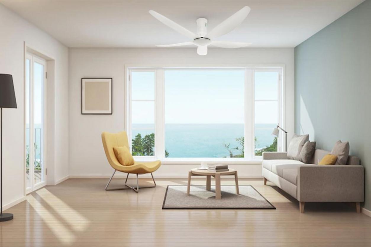 Động cơ BLDC 60W giúp quạt chạy hiệu quả và tiết kiệm điện cho gia đình.