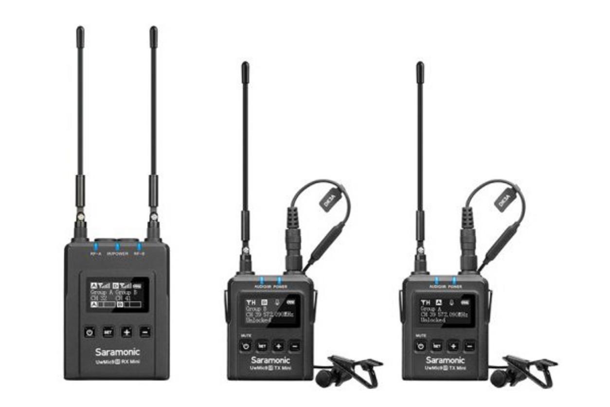 Bộ micro không dây Saramonic UwMic9S Kit 2 Mini