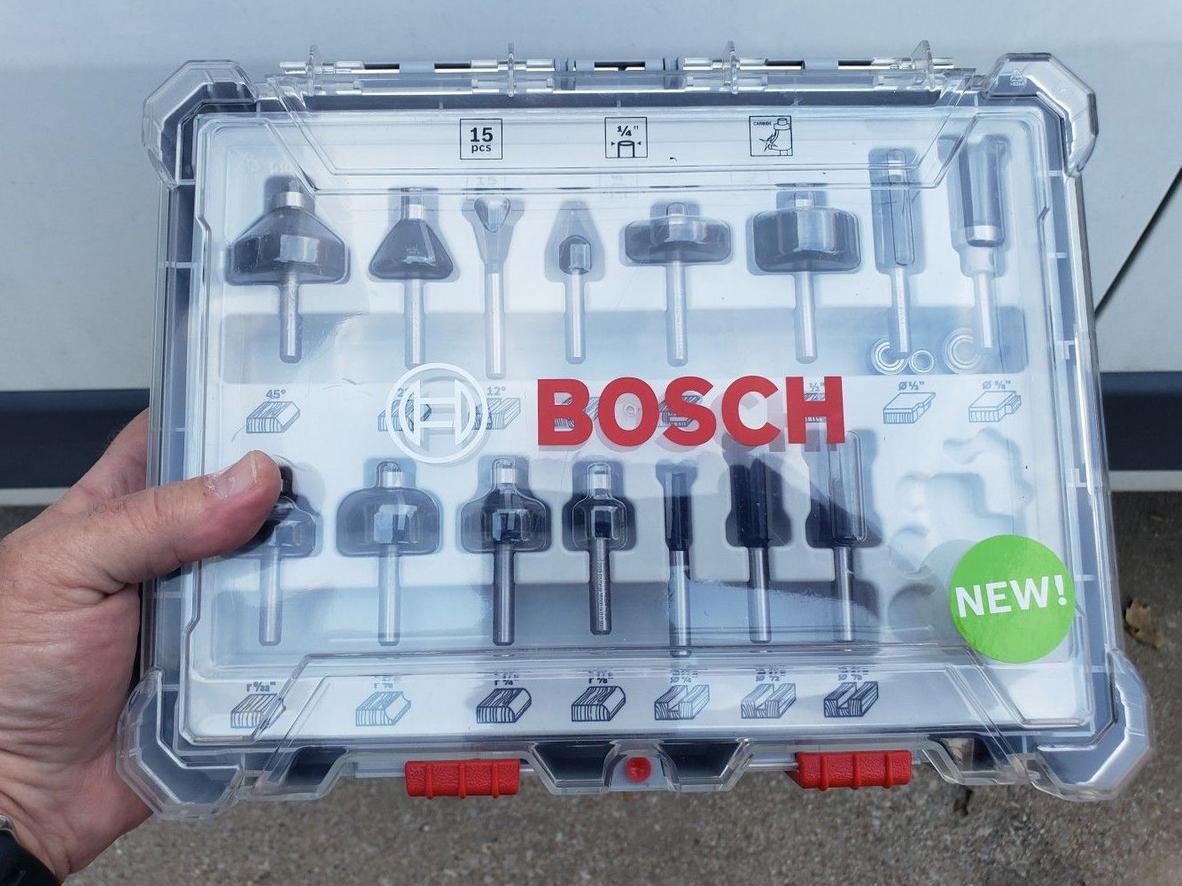 Bộ Bosch 2607017473 cho thao tác phay sạch, ổn định và đa dụng