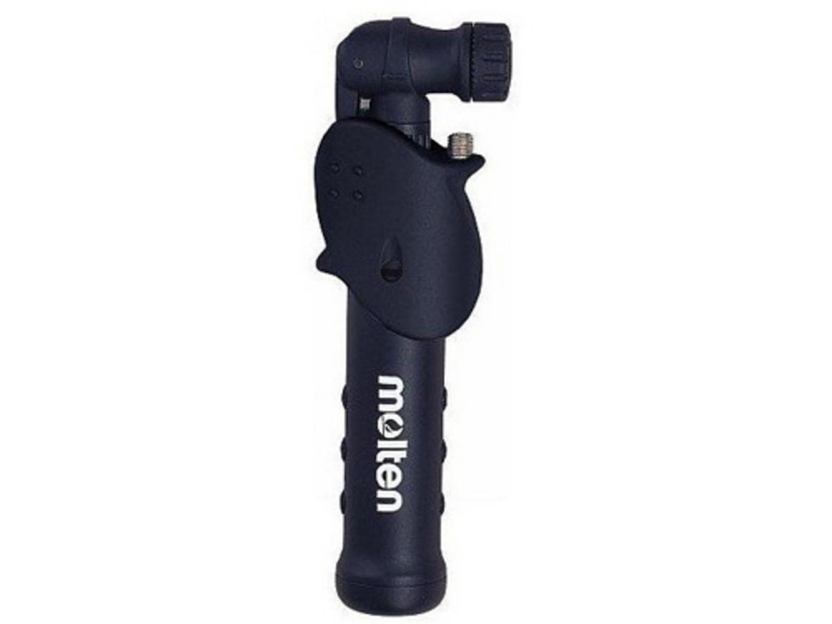 Bơm bóng cầm tay Molten HPAS dài 17 cm, nhỏ gọn và dễ mang theo khi đi tập.