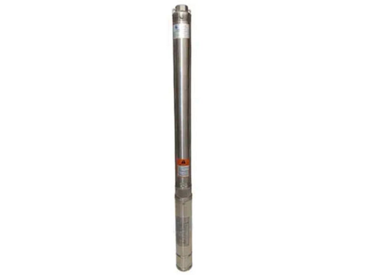 Bơm chìm giếng khoan Veratti 3SLM4/28 thả vừa giếng nhỏ 90 mm, phù hợp cấp nước ổn định.
