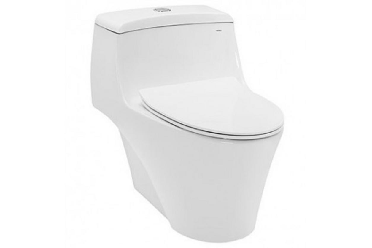 Bồn cầu 1 khối TOTO CW823RAT8 mang lại không gian phòng tắm sang trọng, sạch và êm.