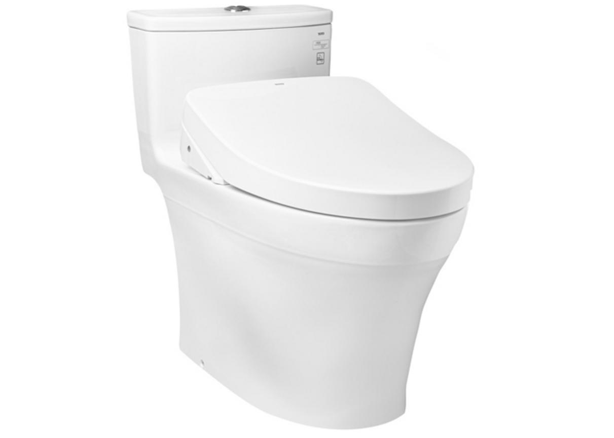 Bồn cầu điện tử TOTO MS885CDW12 kèm Washlet TCF4911EZ cho phòng tắm cao cấp.