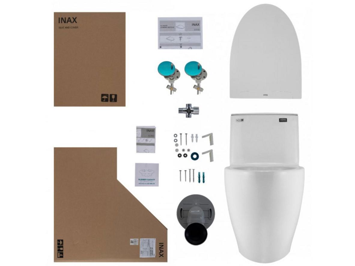 Các công nghệ nổi bật trên bồn cầu 1 khối INAX AC-902VN giúp sạch hơn và tiết kiệm nước hơn.