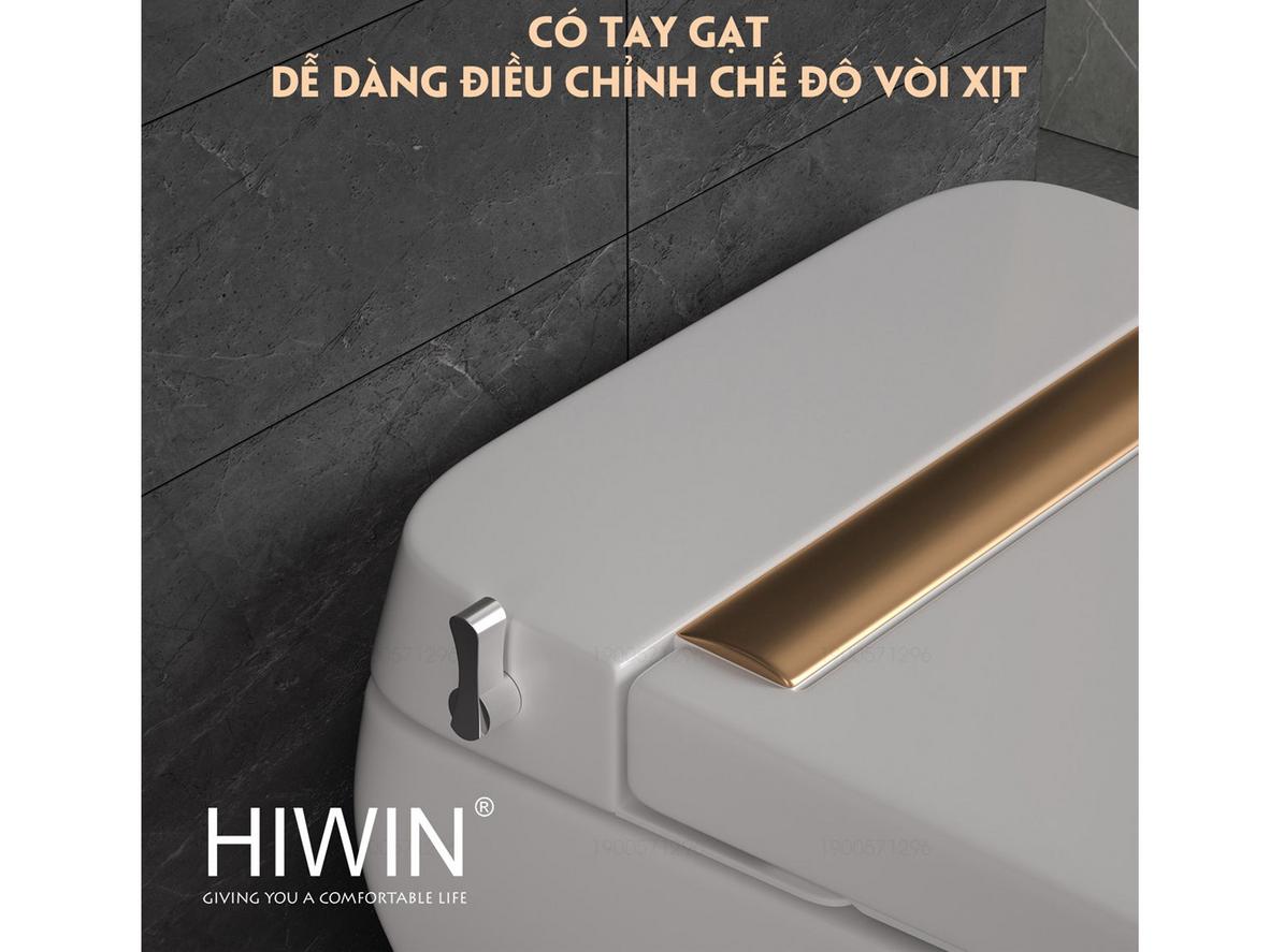 Cơ chế xả xoáy 360 độ hỗ trợ làm sạch sâu.