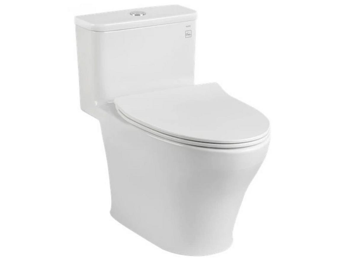 Bồn cầu 1 khối Toto MS857DT8 nắp TC600VS với thiết kế liền khối sang trọng, dễ phối phòng tắm hiện đại.