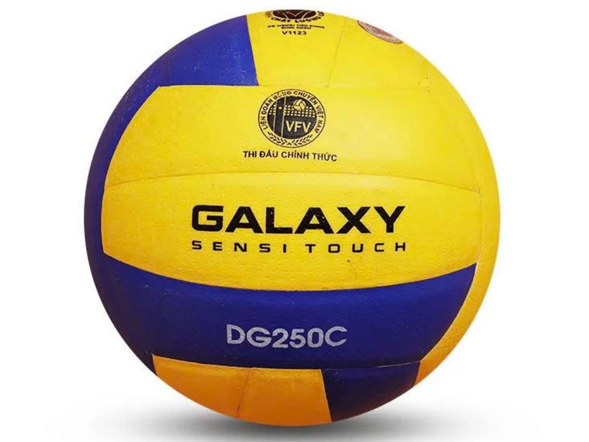 Bóng chuyền da GALAXY DG250C - số 5 với da PU, thiết kế chuẩn size 5 cho tập luyện và thi đấu phong trào.