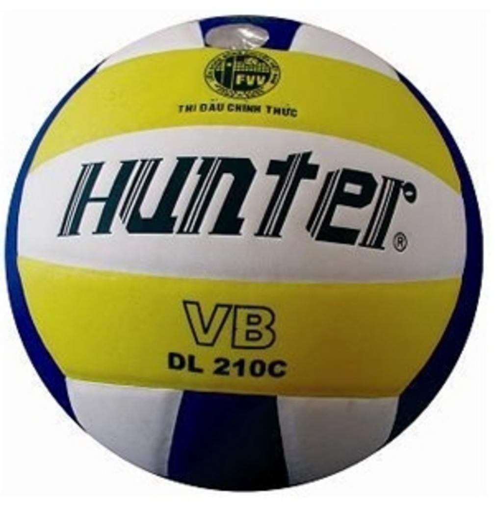 Hunter DL210C size 5 da PU — bóng chuyền thi đấu chính thức, mềm tay và dễ kiểm soát.