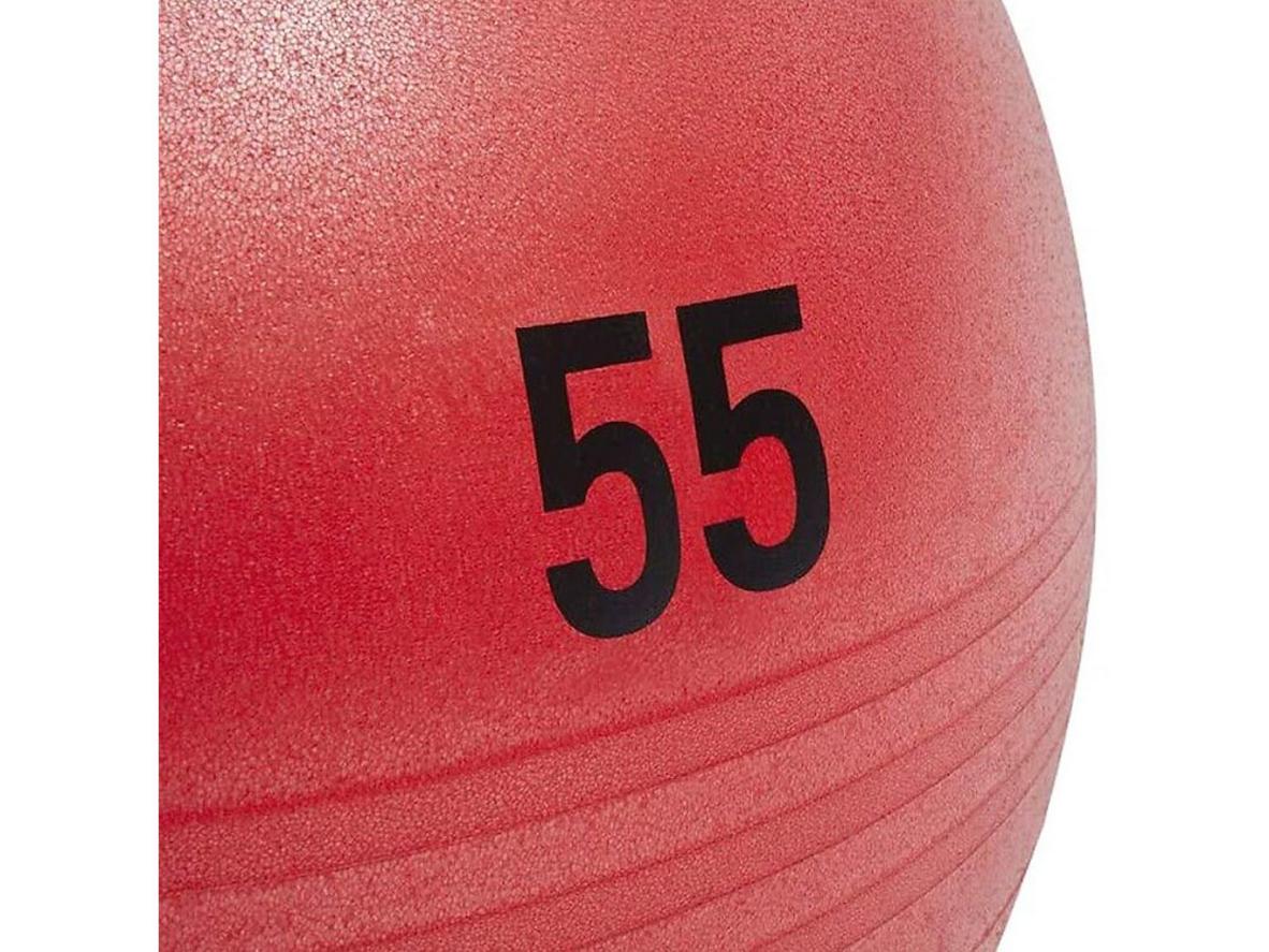 Bóng Adidas 55cm phù hợp cho yoga, gym, giãn cơ và phục hồi chức năng cơ bản.