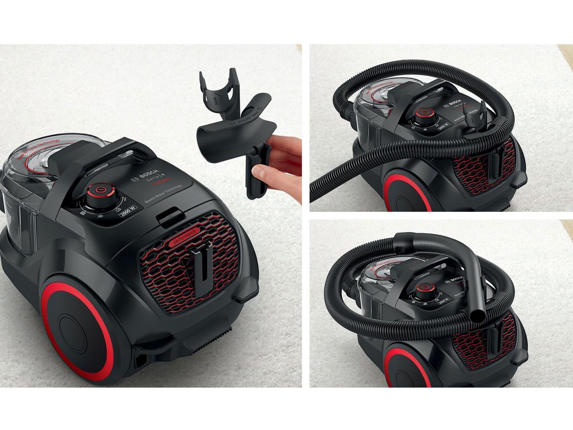 Công suất 2000W và bán kính 10m hỗ trợ dọn nhanh nhiều khu vực trong nhà.