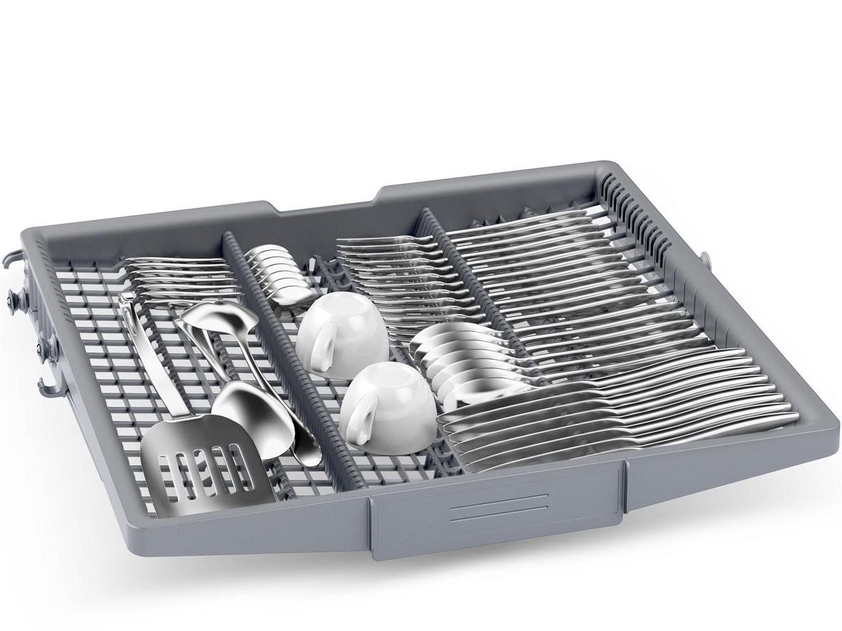 Thiết kế độc lập giúp Bosch SMS6ZCI01P dễ bố trí trong căn hộ chung cư.