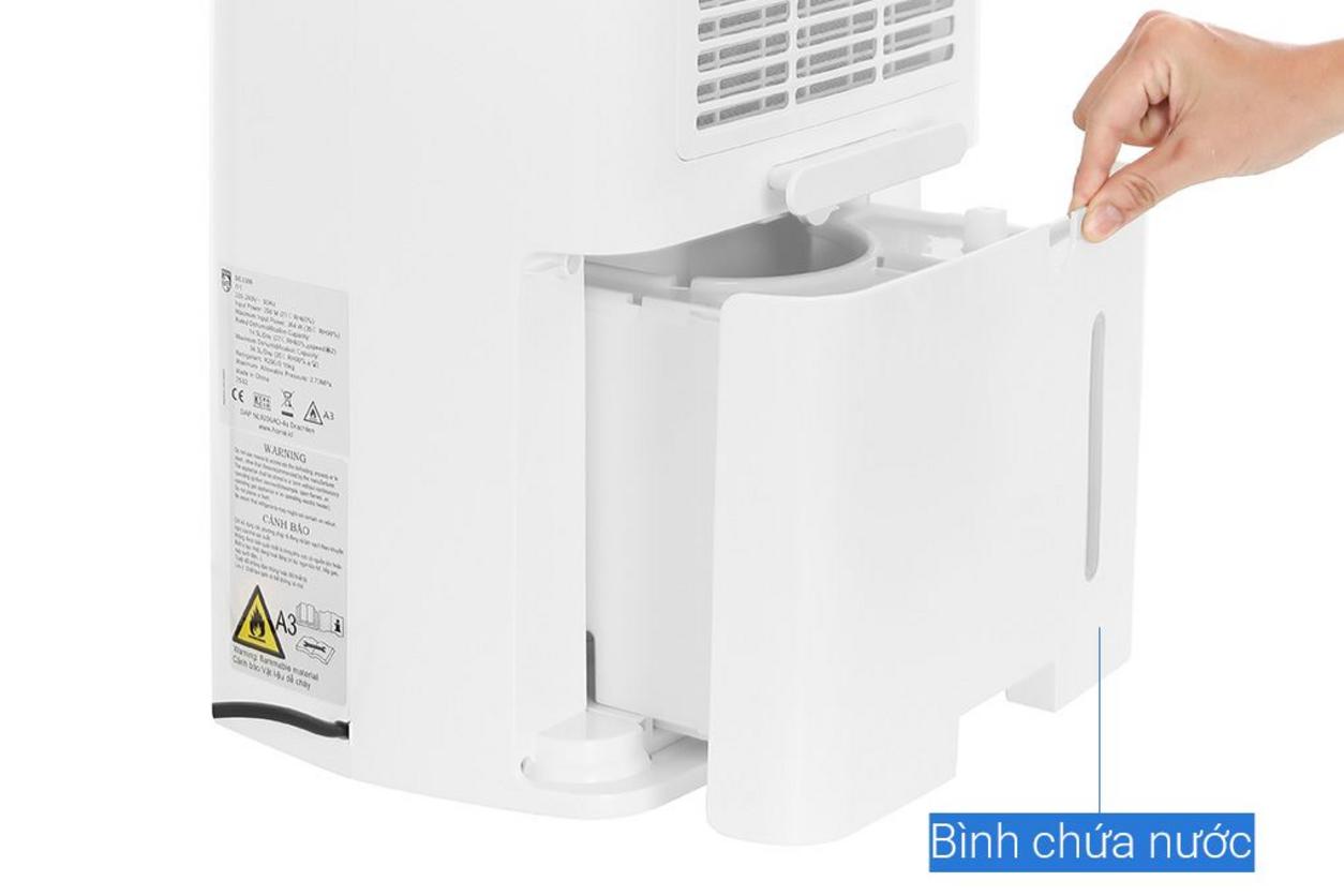 Cài độ ẩm 40%–70% giúp Philips DE3306/11 dùng thoải mái trong nhiều không gian.