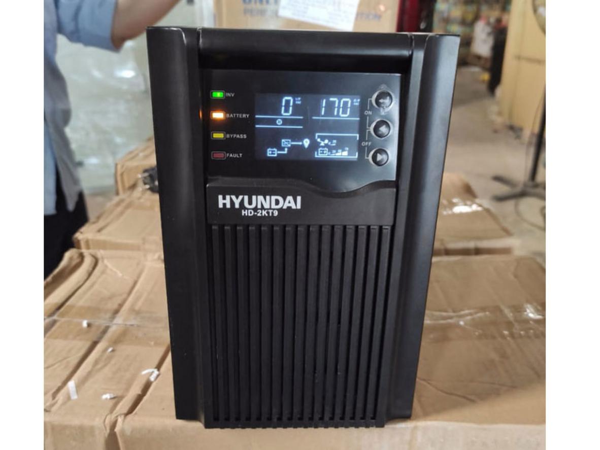 Chuyển đổi kép online giúp Hyundai HD-2KT9 giữ nguồn ra ổn định và không gián đoạn khi mất điện.