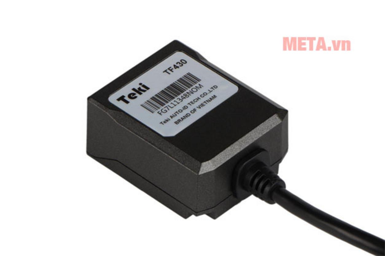 Cảm biến CMOS 1280×800 và LED đỏ 617nm giúp TF430 đọc mã ổn định khi sản phẩm di chuyển.