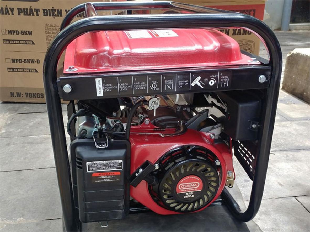 Công suất 2.0 kW đáp ứng tốt nhu cầu điện cơ bản cho gia đình.