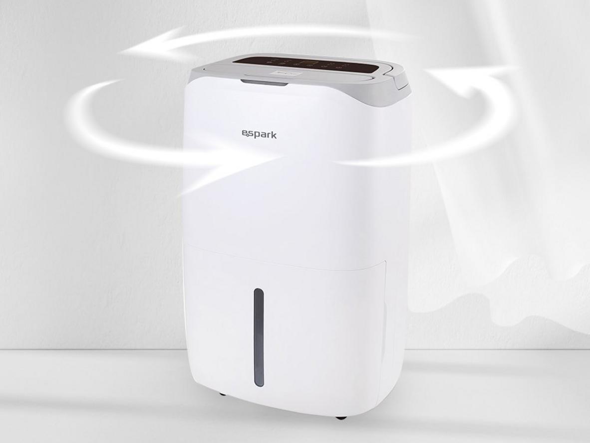 Công suất 20 lít/ngày giúp Espark ESP-W20A432F xử lý nồm ẩm cho phòng 50m2.