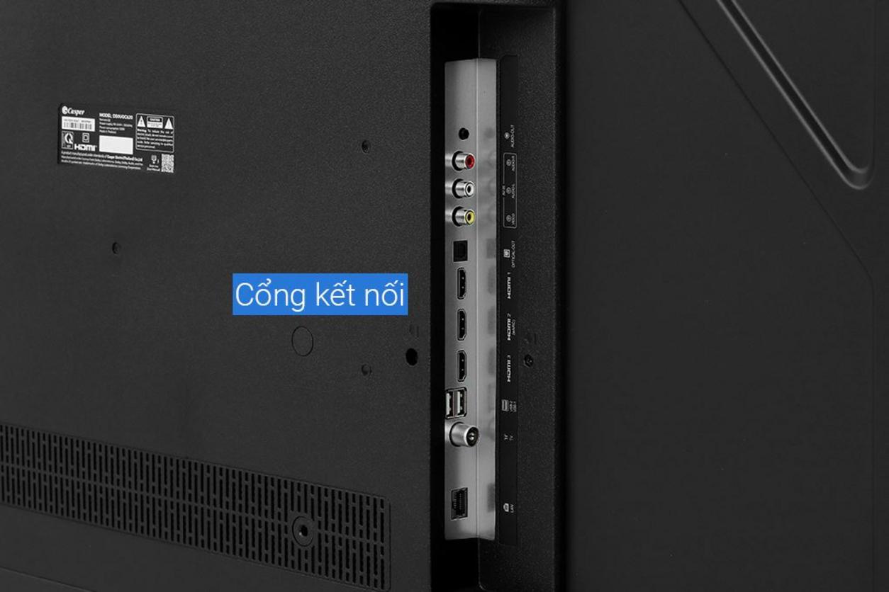 3 HDMI, 2 USB A và kết nối không dây cho nhu cầu sử dụng linh hoạt.